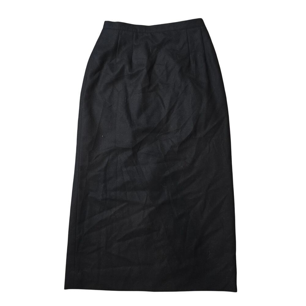 Vintage Christian Dior Career II pure worsted wool pencil skirt size 8 NWT
